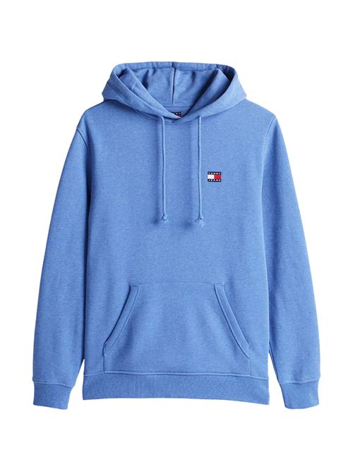 Felpa azzurra in cotone Tommy Jeans | DM0DM20258DSF